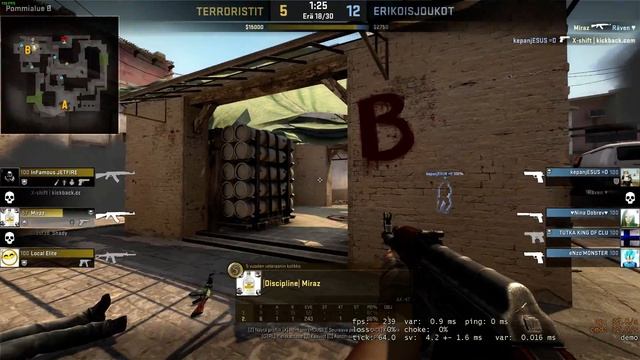 CSGO: MM Flickshot Mirage AK-47 - Slowmotion смотреть онлайн