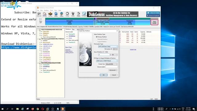 Resize exFAT partition without data loss | Extend exFAT partition | Shrink exFAT partition in windo смотреть онлайн