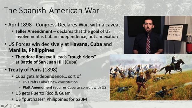 Mr. Lahasky - APUSH Period 7 - Lecture #34 - American Imperialism смотреть онлайн