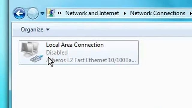 How to enable your network connection in Windows 7 смотреть онлайн