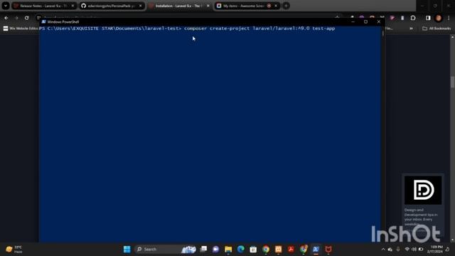 How to install laravel in windows 11 using composer смотреть онлайн