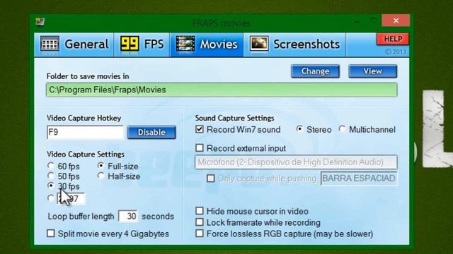 Tutorial°La mejor configuración para FRAPS 3.5.99 + Descarga смотреть онлайн