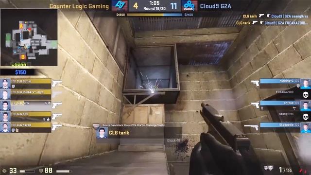 CS:GO Guide by ceh9:"Pistol round fake on de_cache by CLG" (ENG SUBS) смотреть онлайн