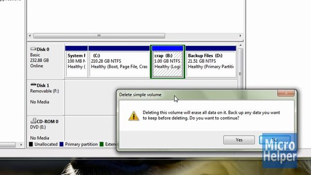 How to Delete a Partition on Windows 7 смотреть онлайн