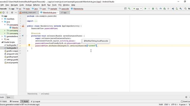 How to Create Passcode View in Android Studio | Password смотреть онлайн