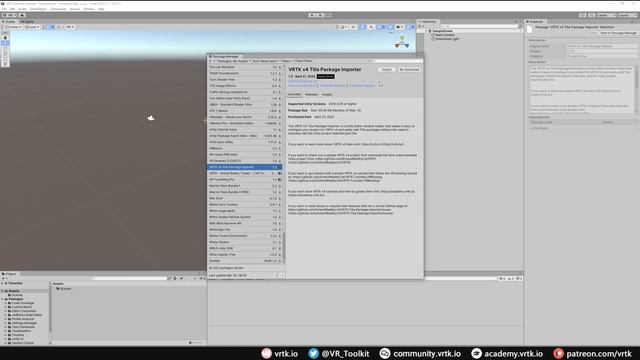 [Unity XR] VRTK v4 - Installing the VRTK v4 Tilia Package Importer смотреть онлайн