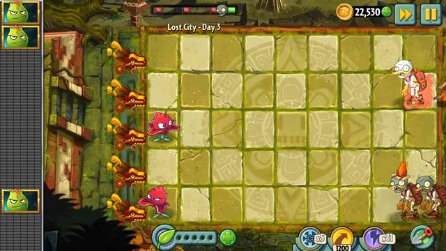 PLANTS VS ZOMBIES 2 It's About Time - Gameplay Walkthrough Part 33 - Lost City iOS/Android смотреть онлайн