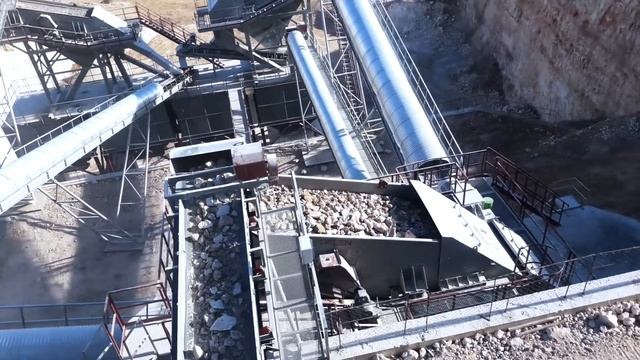 GELEN 500t/hr Limestone Crushing Plant Aljeriya смотреть онлайн