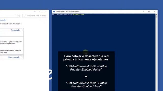 🔥 ACTIVAR o DESACTIVAR FIREWALL POWERSHELL | Redes públicas o privadas смотреть онлайн