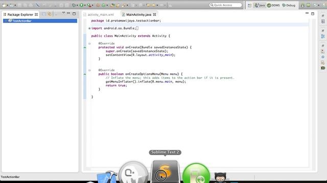 Android Tutorial ~ How to use ActionBarCompat смотреть онлайн