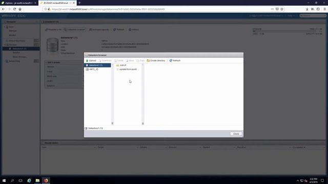Uploading an ISO Image To a Datastore смотреть онлайн