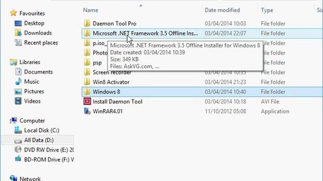 Cara Install Microsoft Net Framework 3.5 Offline - Windows 8 смотреть онлайн