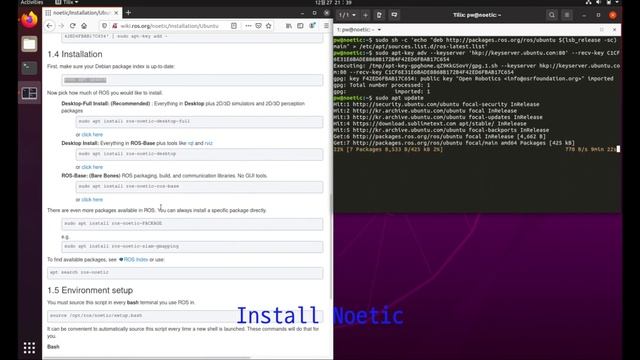 Install Noetic in Ubuntu 20.04 смотреть онлайн