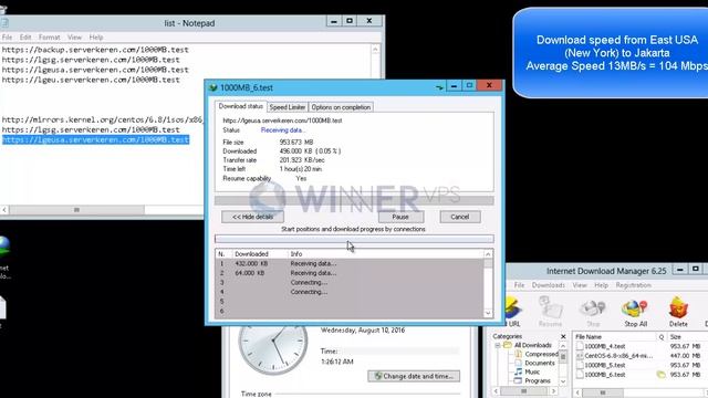 WINNERvps Speedtest Result - Our racks at Jakarta смотреть онлайн
