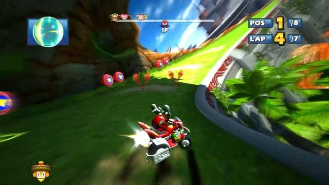 Knuckles Lost Palace 7 Laps (Expert) Sonic & Sega All-Stars (2022) смотреть онлайн