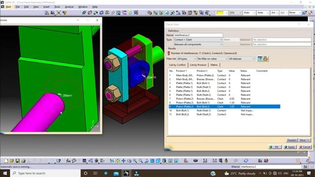 CATIA V5 Tutorials | Space Analysis | 1. Clash Analysis смотреть онлайн