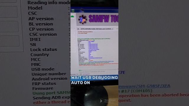 Samsung S20+(G985f) Frp Unlock SamFw tool V4.6 by One Click 💯💯 смотреть онлайн