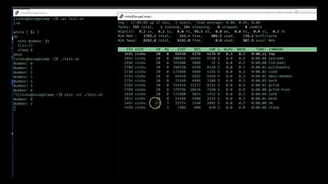 Linux nice and renice смотреть онлайн