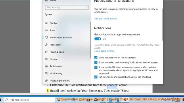 Get Android/iPhone notifications on Windows 10 PC смотреть онлайн
