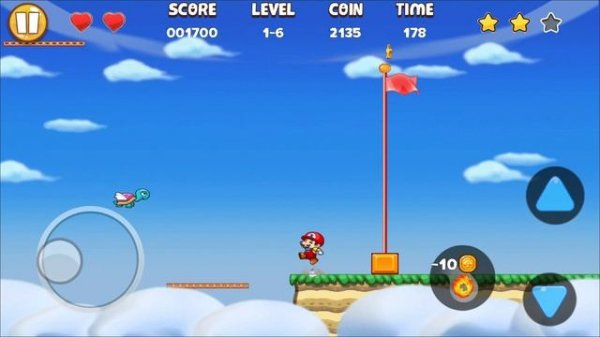 Super Matino - New Adventure - Gameplay #1 Level 1-10 + BOSS (Android)