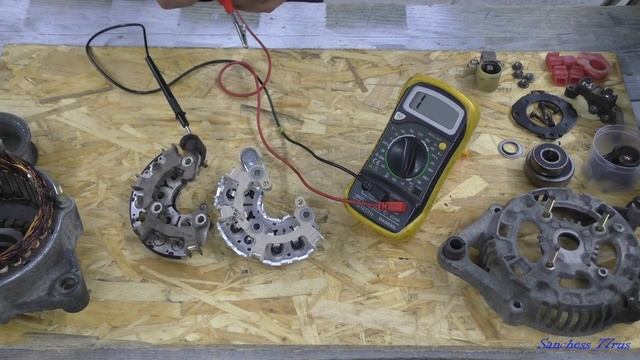 Ремонт генератора - разборка - проверка - ремонт - смотреть онлайн