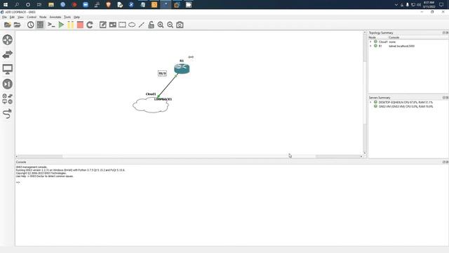 HOW TO ADD LOOPBACK AND USE IN GNS3 смотреть онлайн