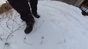 ASMR ХОДЬБА ПО ХРУСТЯЩЕМУ СНЕГУ
