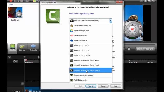 كيفية حفظ الفيديو باعلى جودة HD فى برنامج Camtasia Studio 8 смотреть онлайн