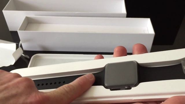 Unboxing Apple Watch Sport 42 mm Black Space Gray смотреть онлайн