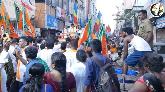 Vinoj P Selvam election campaign at Central Chennai | Loksabha election 2024 | BJP смотреть онлайн