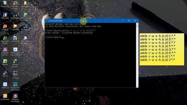 How to remove shortcut virus using cmd - simple ! смотреть онлайн
