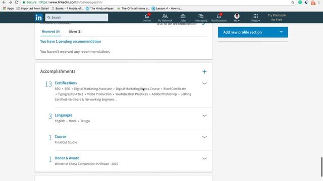 How to Polish Your LinkedIn profile like a Professional смотреть онлайн
