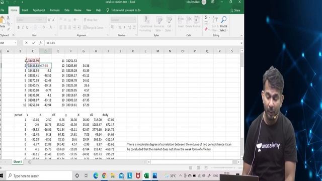 Auto Correlation | Jan’21 Question | SFM | Rahul Malkan | Unacademy CA Final Live смотреть онлайн