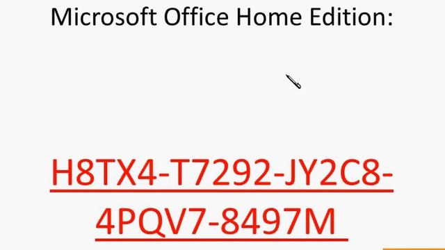 key for Microsoft Office Home Edition смотреть онлайн