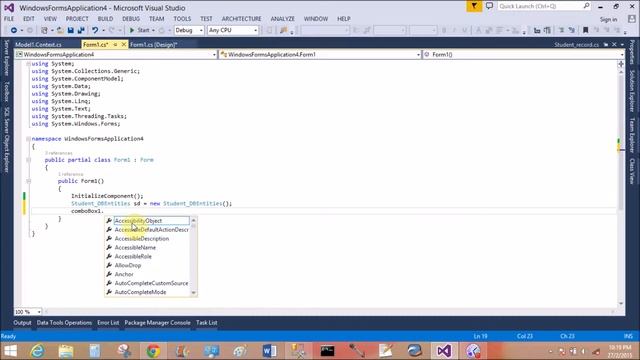 How to bind ComboBox using edmx linq in windows form c# смотреть онлайн