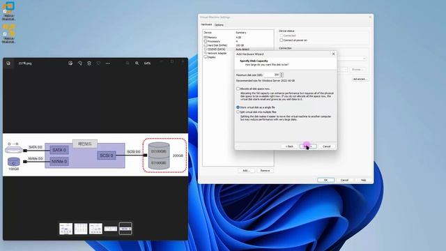 [Windows Server 기초 강의] 20강. 5.1 하드디스크 추가 및 파티션 나누기 смотреть онлайн