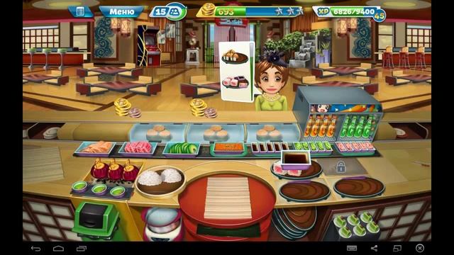 Кухонная Лихорадка Суши Бар (Уровень 37)/ Cooking Fever Sushi Restaurant (Level 37) смотреть онлайн