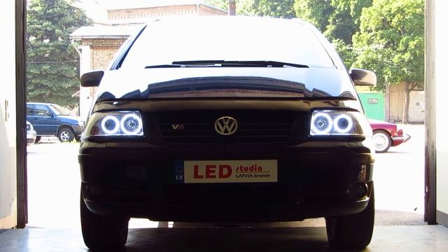 VW Sharan ,,Angel Eyes GT,, (www.ledstudio.lv) смотреть онлайн