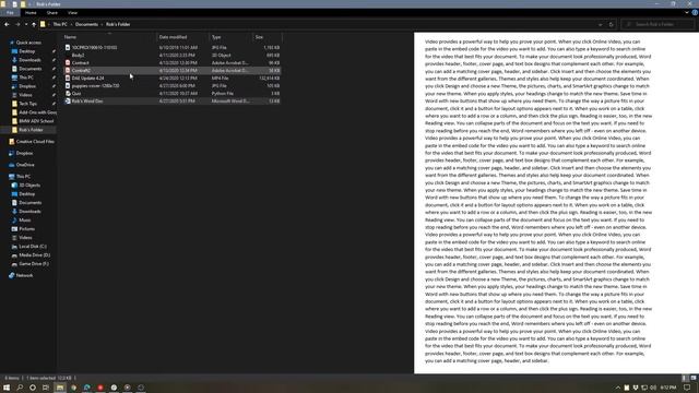 Quickly Preview Files in Windows 10 смотреть онлайн