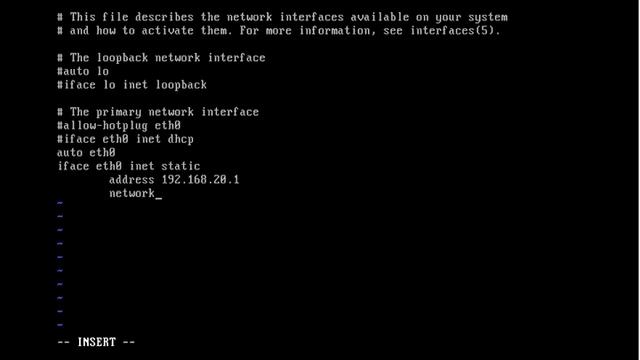 Konfigurasi Ip dalam linux debian 5 смотреть онлайн