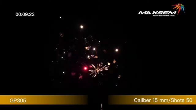 Батарея салютов Maxsem 0,6-50 залпов FREAKY LIGHTS GP305