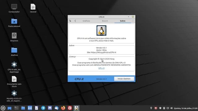 CPU X e CPU G ótimas alternativas ao CPU Z no linux! смотреть онлайн