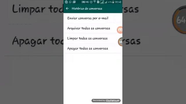Como limpar todas as conversas do WhatsApp смотреть онлайн