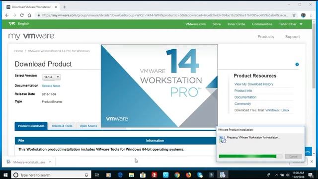 How to install VMware Worksation on Windows 10 смотреть онлайн