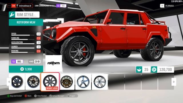 Forza Horizon 4 - 1986 Lamborghini LM 002 - Customize and Drive смотреть онлайн