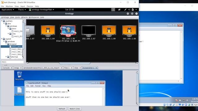 Exploiting Microsoft Internet Explorer with Armitage HD смотреть онлайн