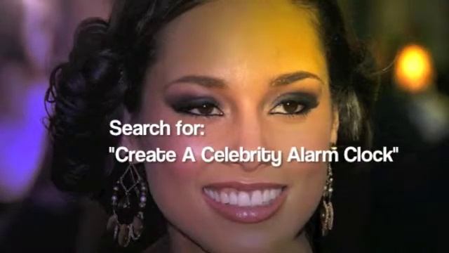 ALICIA KEYS Celebrity Alarm Clock for the Apple iPhone & iPad! смотреть онлайн