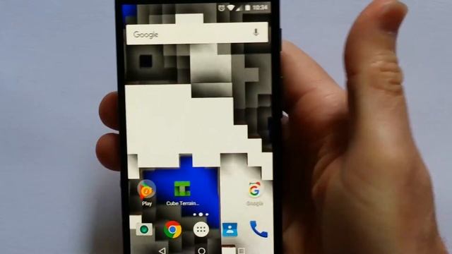 Cube Terrain 3D - Holographic Live Wallpaper for Android смотреть онлайн