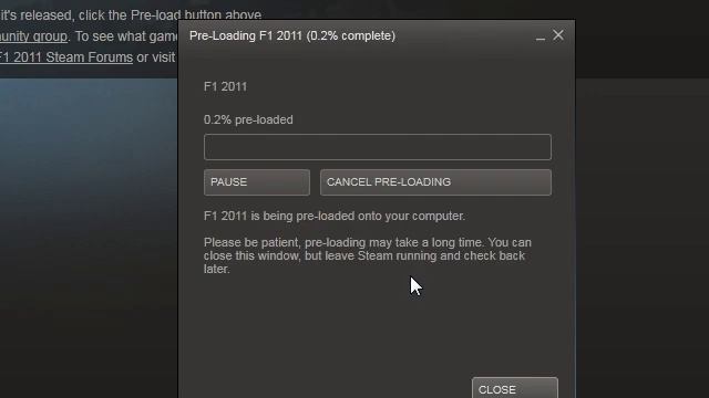 F1 2011 Steam Pre-Loading смотреть онлайн