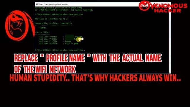How to View Wi-Fi Passwords in Windows PC | Venomous Hacker смотреть онлайн